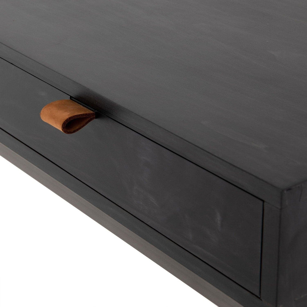 Calvin Modular Writing Desk - Black Wash Poplar