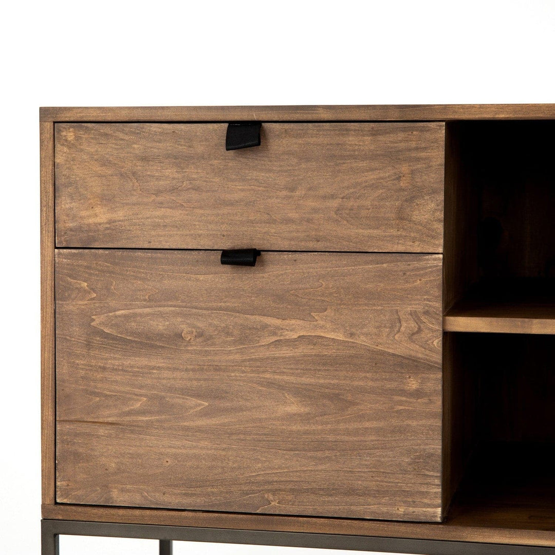 Calvin Modular Filing Credenza - Auburn Poplar