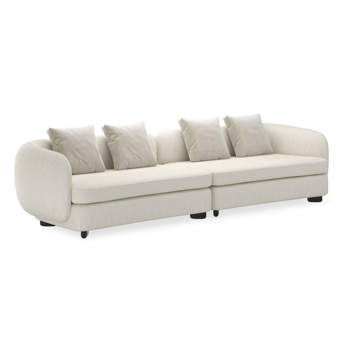 Glow Raf Loveseat - Black