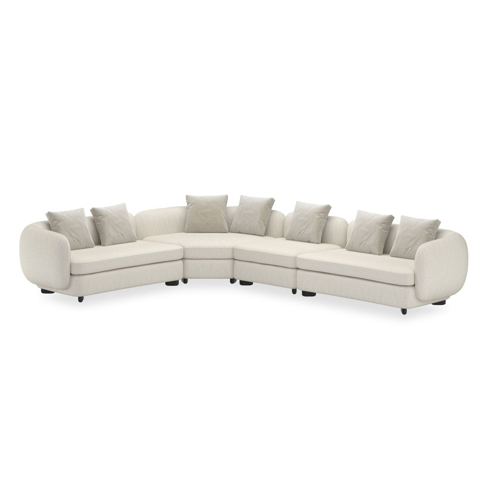 Glow Raf Loveseat - Black