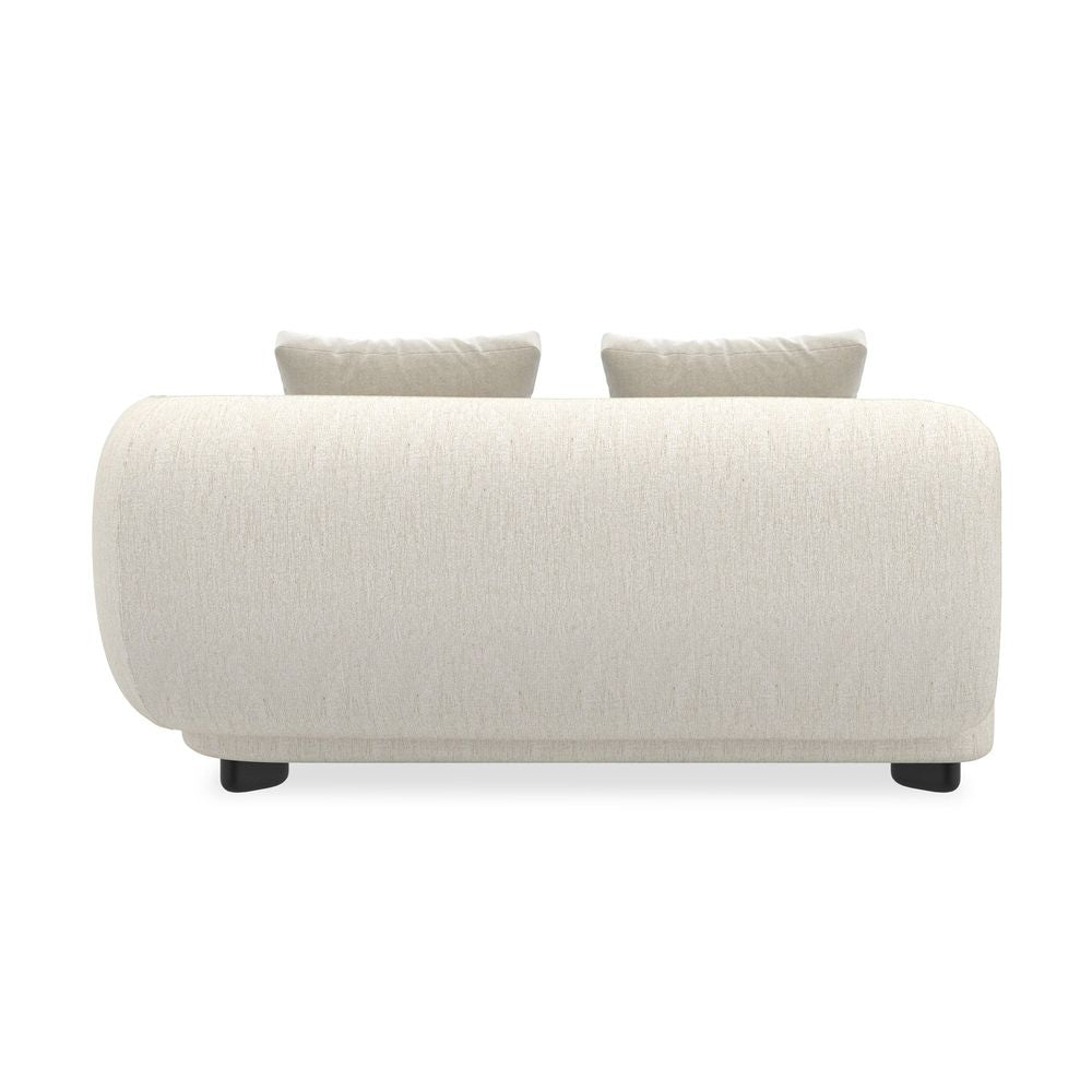 Sectionals: Parts Glow Raf Loveseat - Black