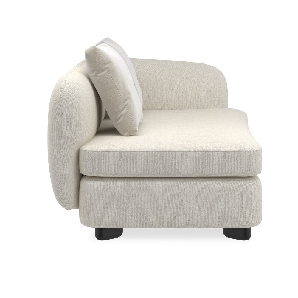 Glow Raf Loveseat - Black