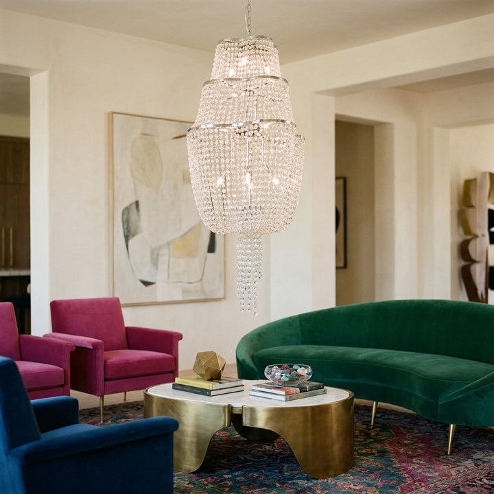 Liam Tiered Crystal Chandelier
