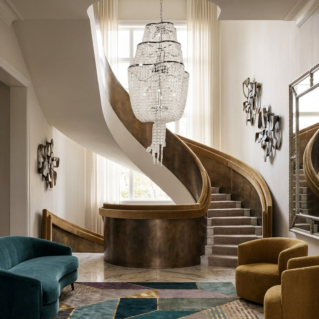 Liam Tiered Crystal Chandelier
