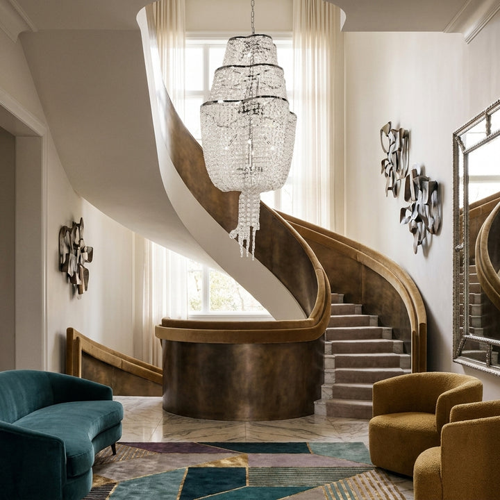 Liam Tiered Crystal Chandelier