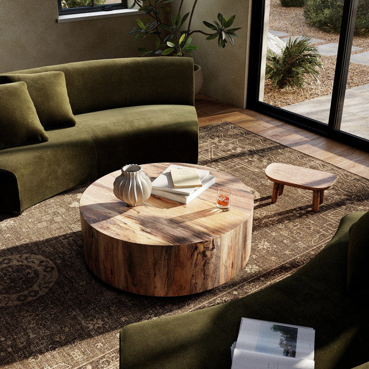 Parker Round Coffee Table - Spalted Primavera