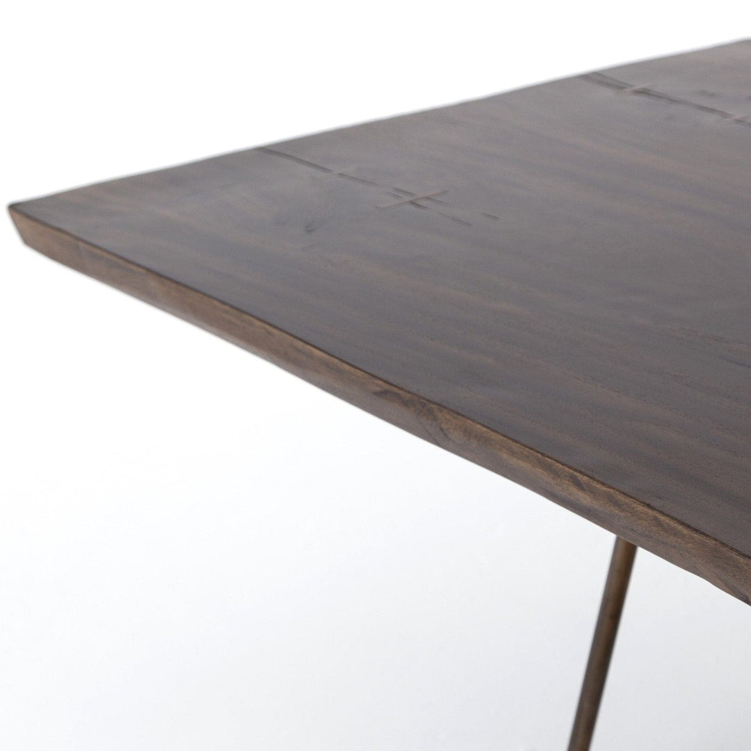 Everest 101" Dining Table - Smoked Saman