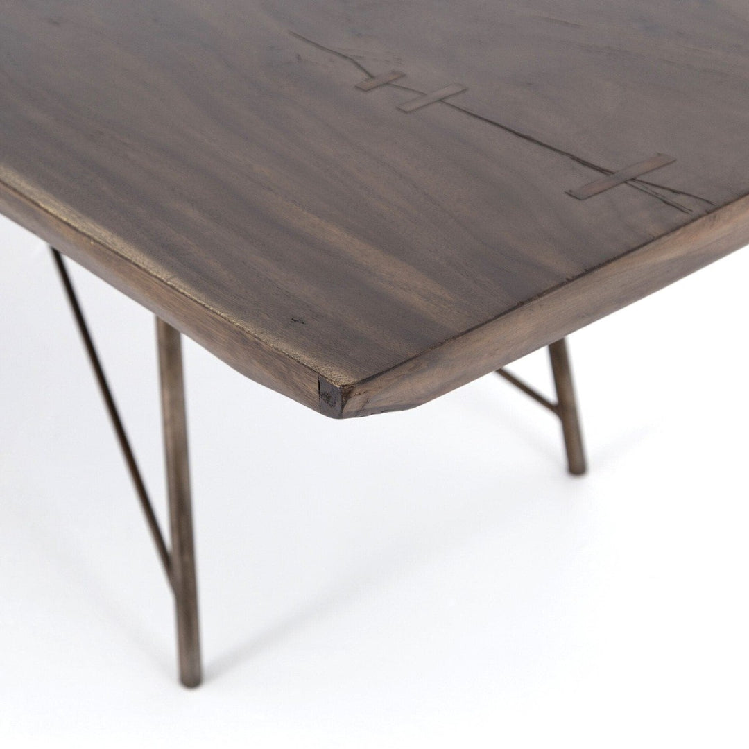 Everest 101" Dining Table - Smoked Saman