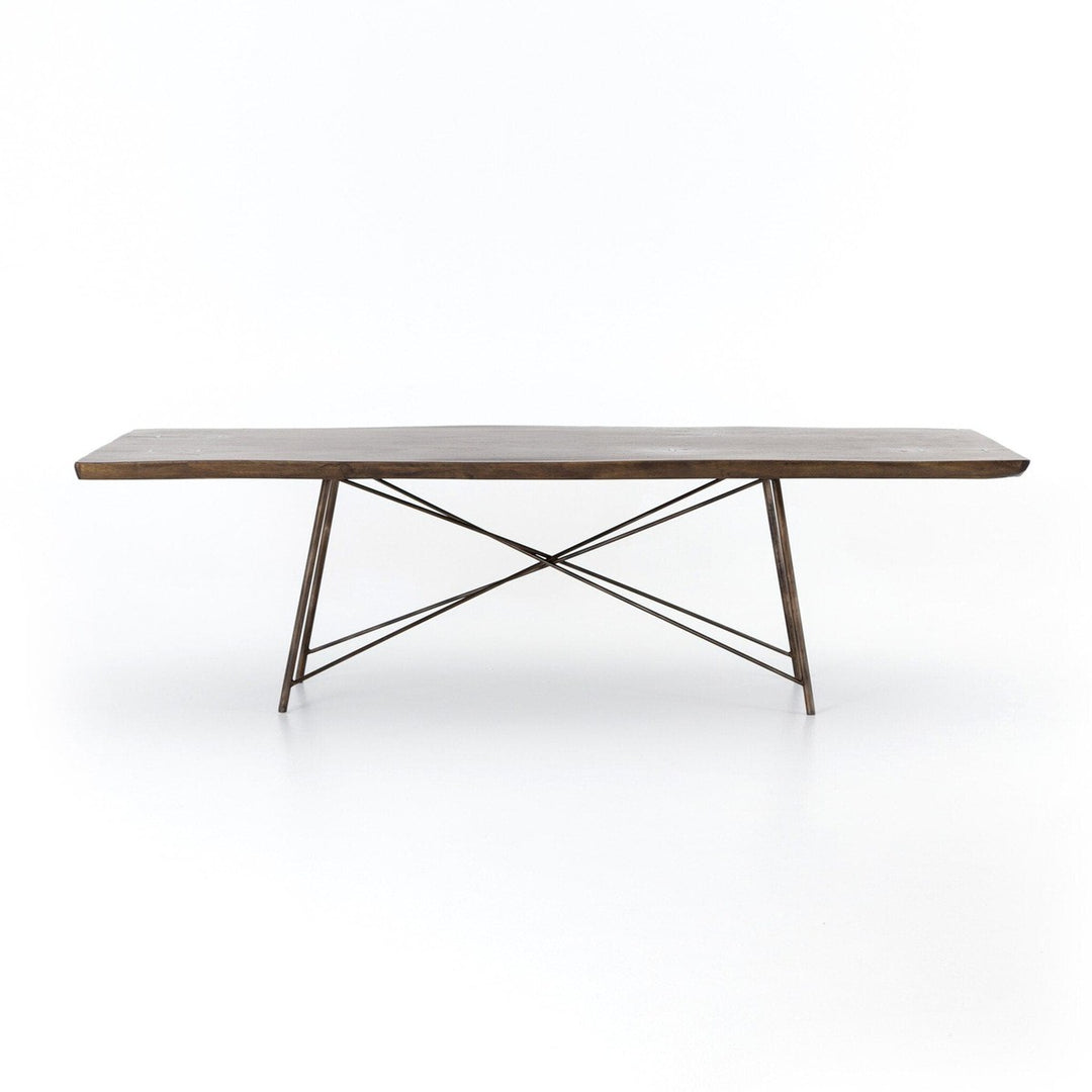 Everest 101" Dining Table - Smoked Saman