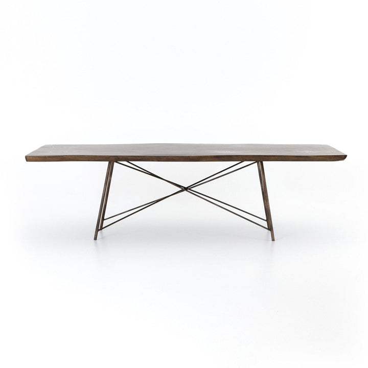 Everest 101" Dining Table - Smoked Saman