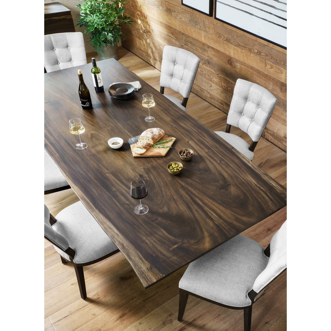 Everest 101" Dining Table - Smoked Saman