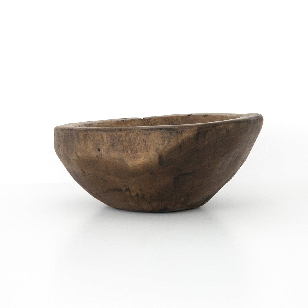 Reclaimed Wood Bowl - Ochre