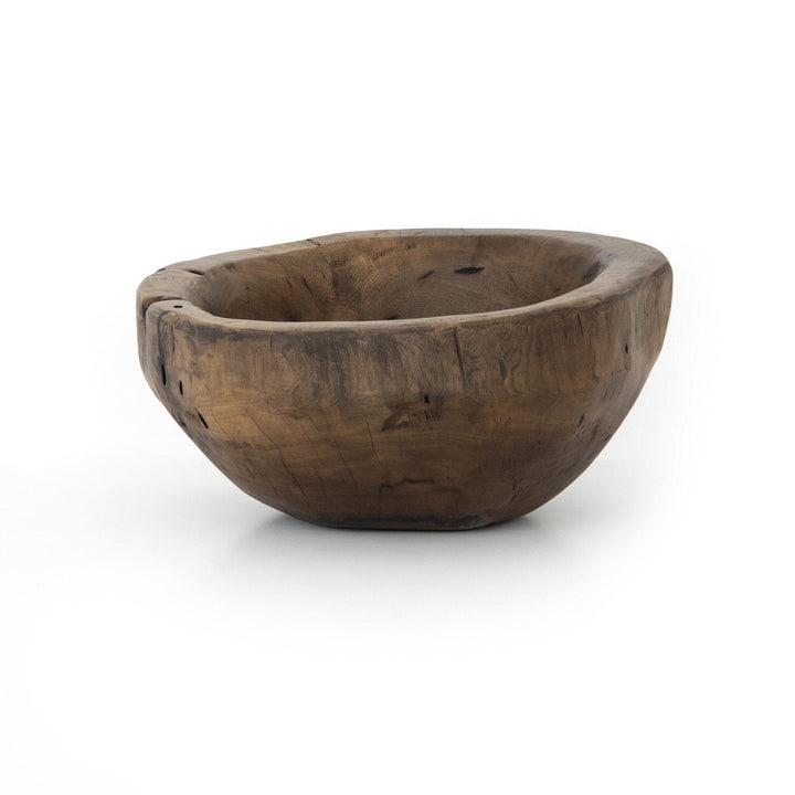 Reclaimed Wood Bowl - Ochre