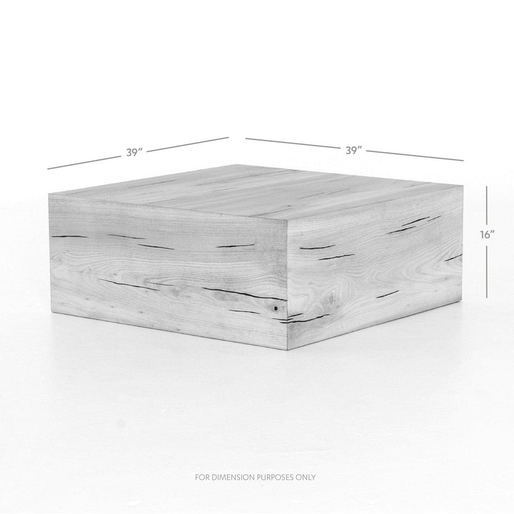 Covell Sectional Table - Bleached Yukas Resin - Open Box