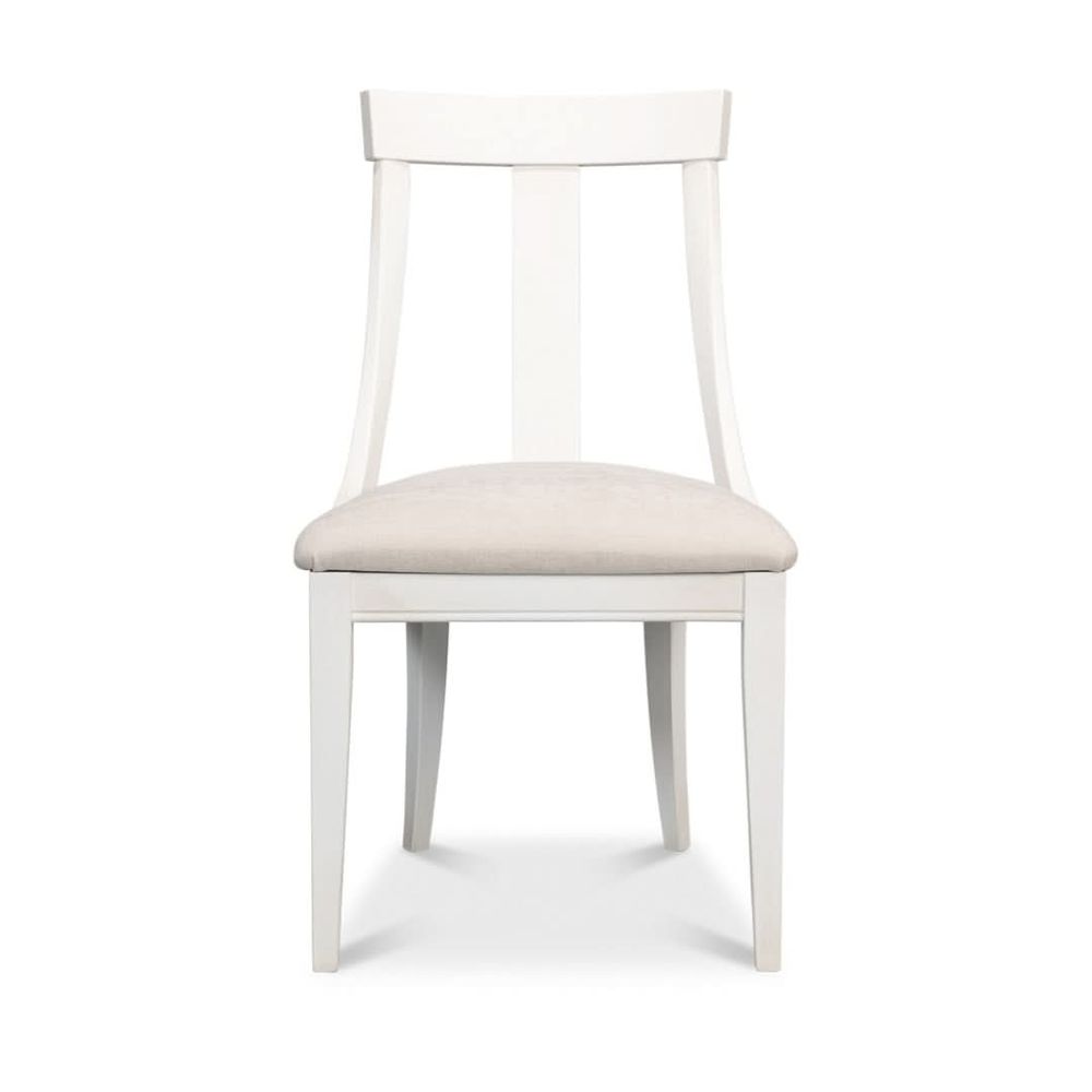 Dining Chairs Deco Side Chair Cortina White Taupe