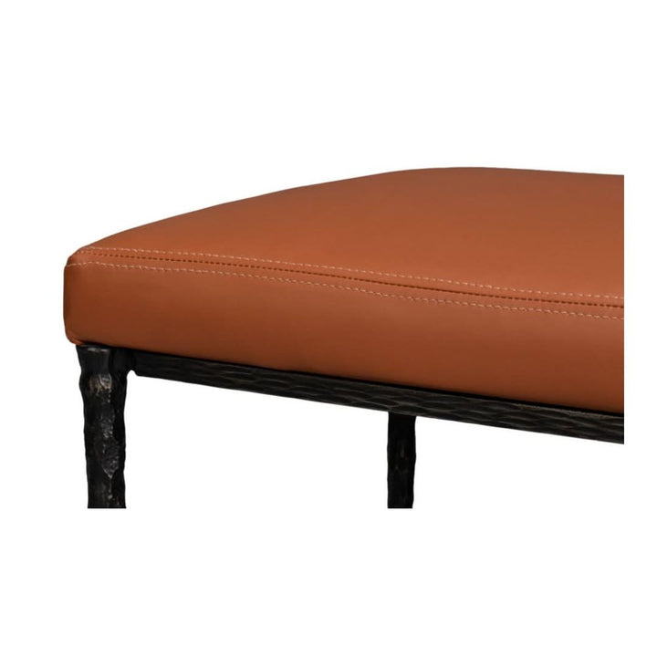 Kings Road Leather Bench
