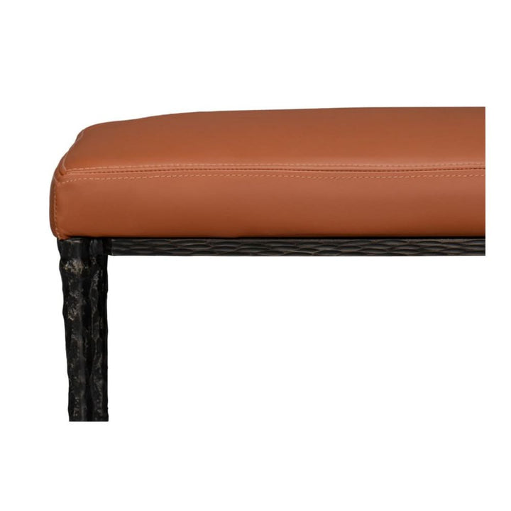 Kings Road Leather Bench