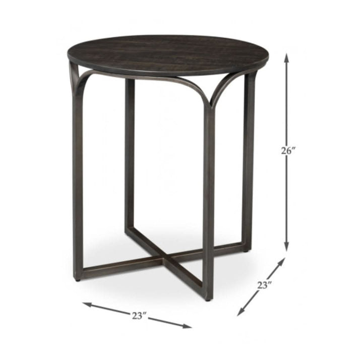 Jeromy Iron End Table