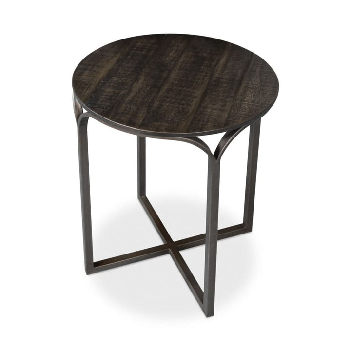 Jeromy Iron End Table