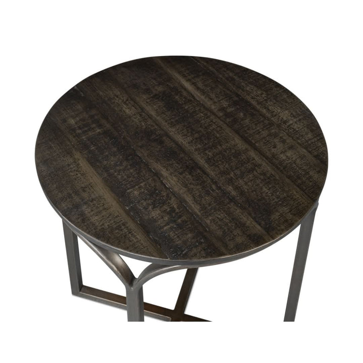 Jeromy Iron End Table