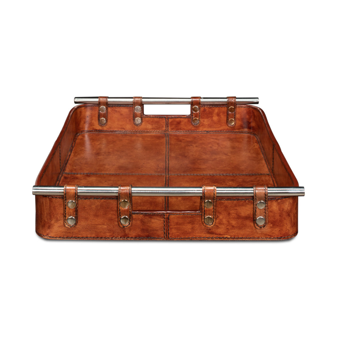 Safari Leather Tray