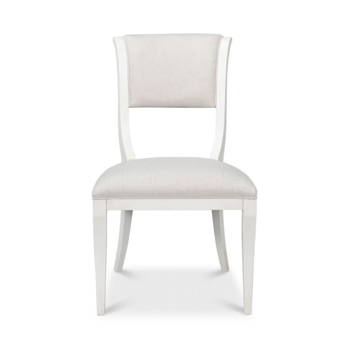 Dining Chairs Trophy Elegant Side Chair Cream