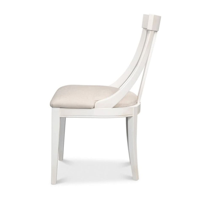 Dining Chairs Deco Side Chair Cortina White Taupe