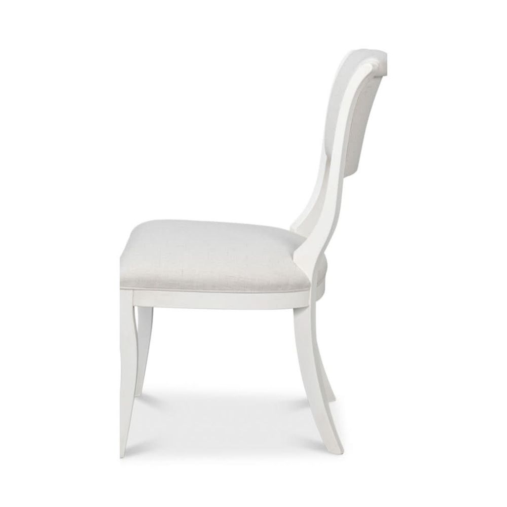 Dining Chairs Trophy Elegant Side Chair Cream