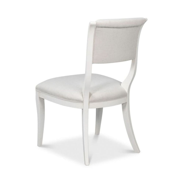 Dining Chairs Trophy Elegant Side Chair Cream