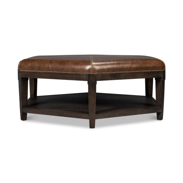 Bertram Ottoman Leather