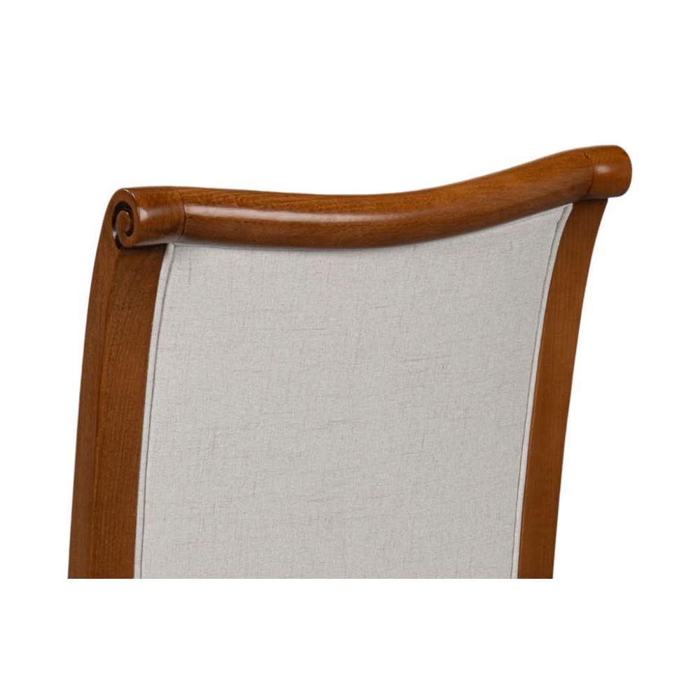Polk Fabric Side Chair Brown