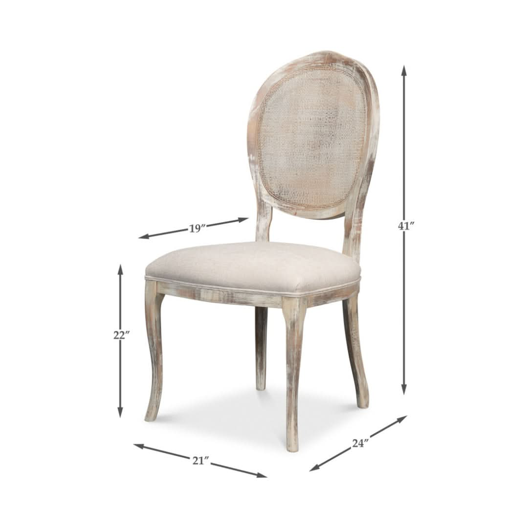 Oval Cane Back S/Chair