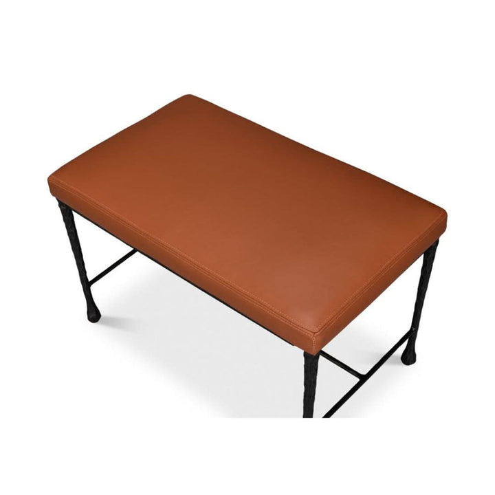 Kings Road Leather Bench