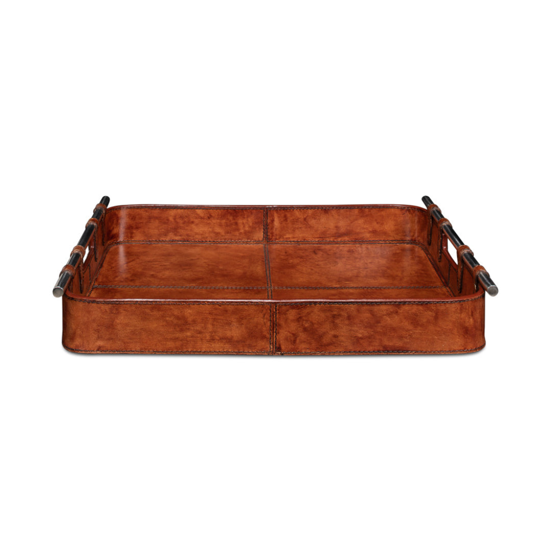 Safari Leather Tray