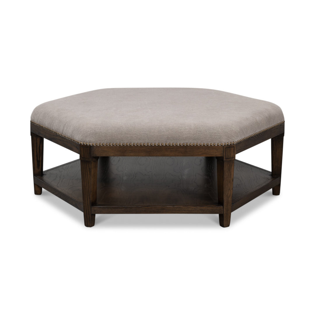 Bertram Ottoman Leather