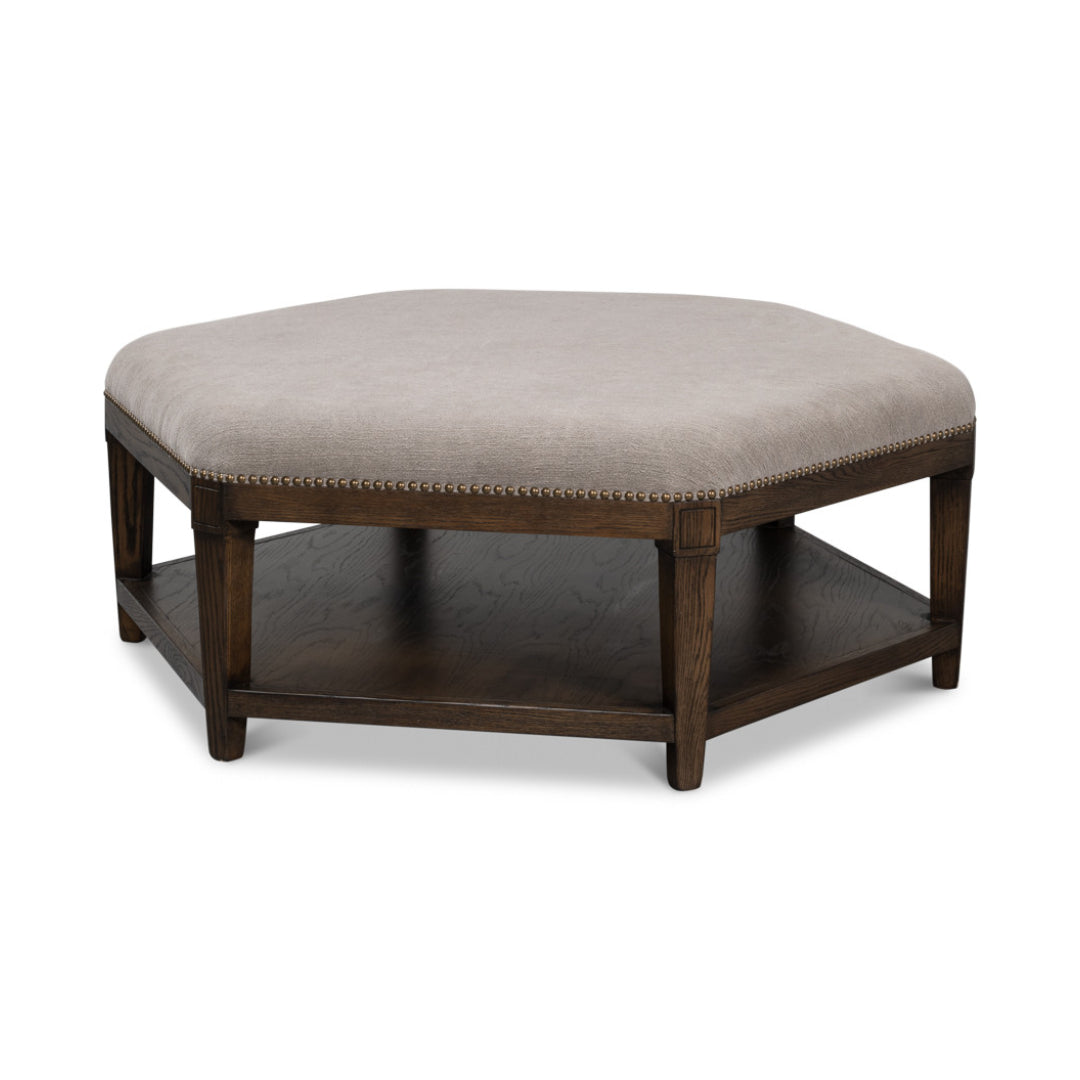 Bertram Ottoman Leather