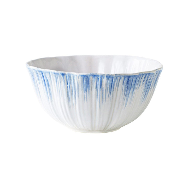 Bari Serving Bowl - Blue and White