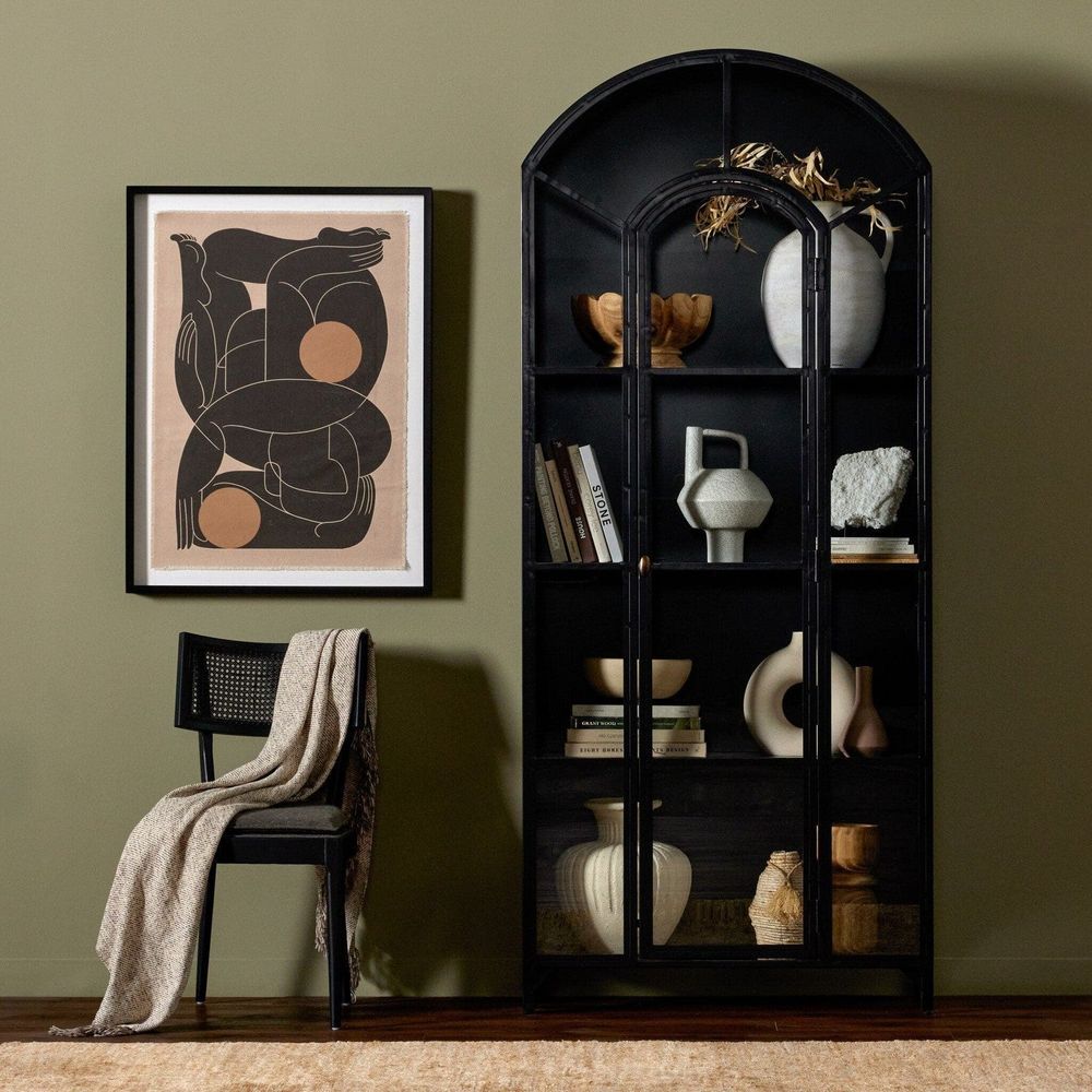 Cabinets & Curios Wellington Cabinet - Black