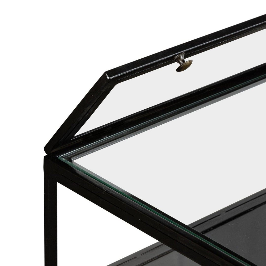 Shadow Box Coffee Table - Tempered Glass