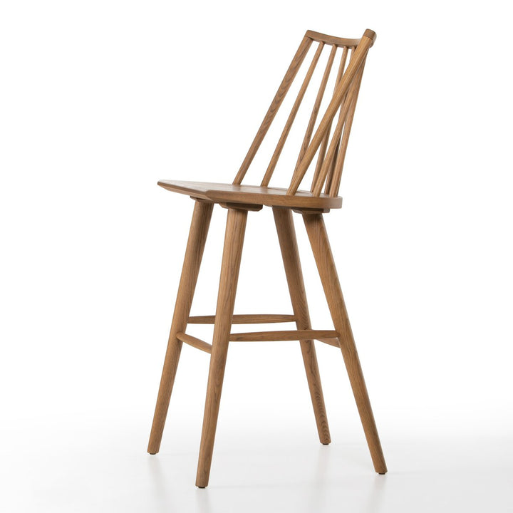 Clark Windsor Bar + Counter Stool - Sandy Oak - Bar - None