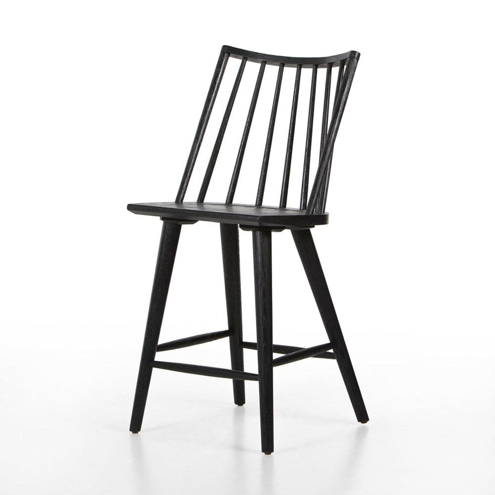 Lewis Windsor Bar + Counter Stool-Four Hands-FH-VBFS-013-Bar StoolsBar-Black Oak-8-France and Son