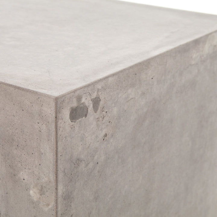 Parish End Table - Grey Concrete