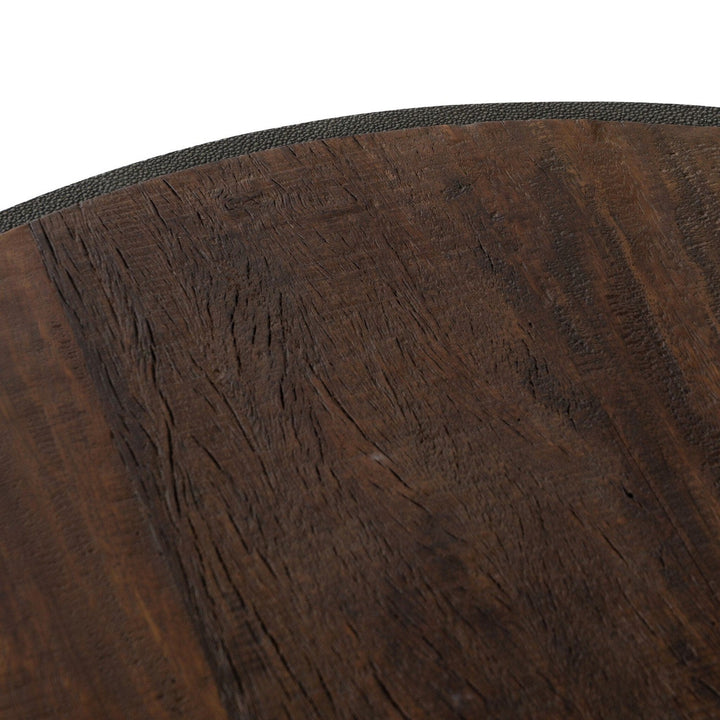 Crosby Round Coffee Table - Natural Peroba