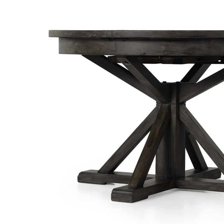 Cintra Extension Dining Table - Rustic Black Olive