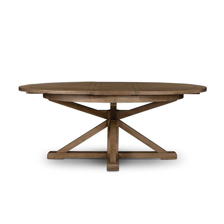 Isla Extension Dining Table - Rustic Sundried Ash