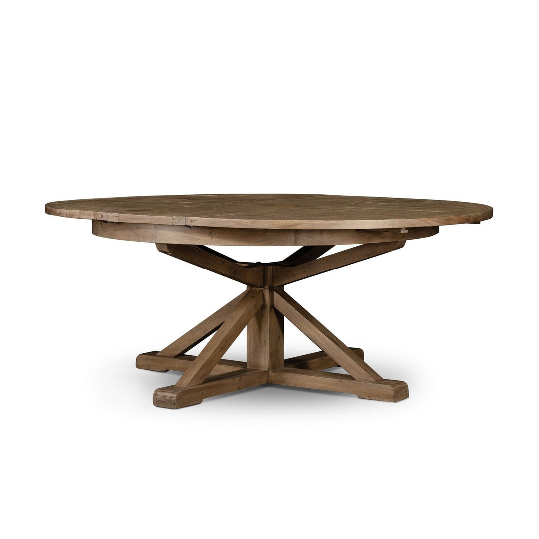 Isla Extension Dining Table - Rustic Sundried Ash