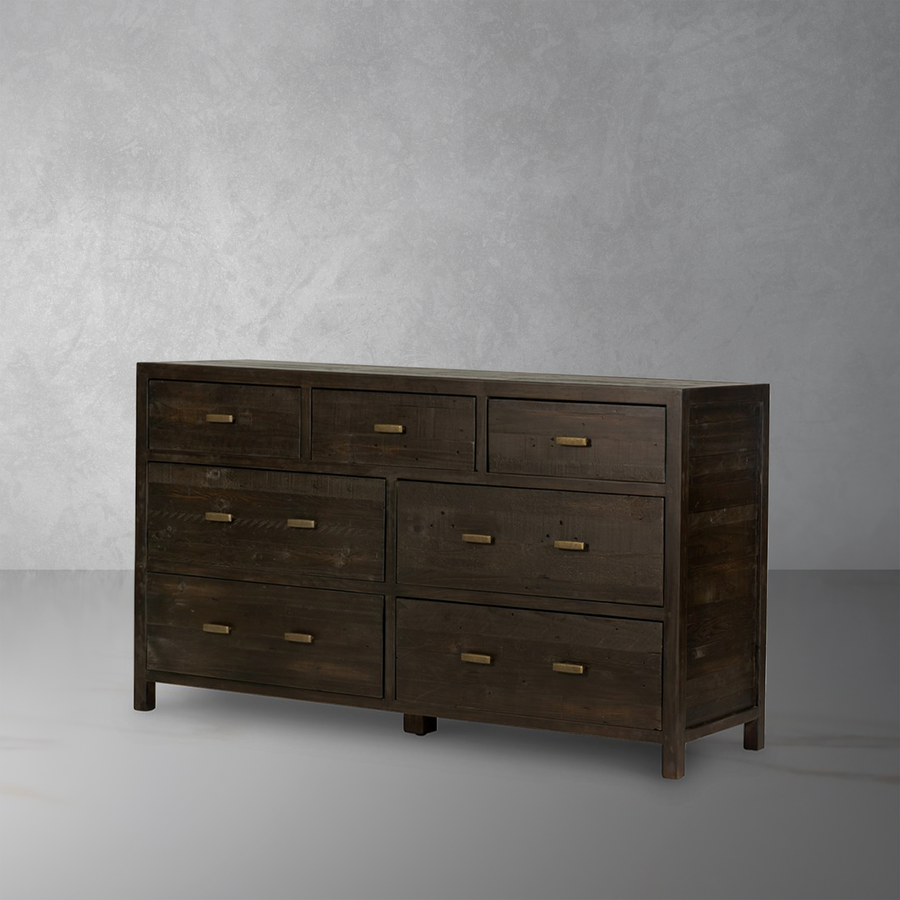Caminito 7 Drawer Dresser-Four Hands-FH-VCNB-14-73-DressersDark Carbon-1-France and Son