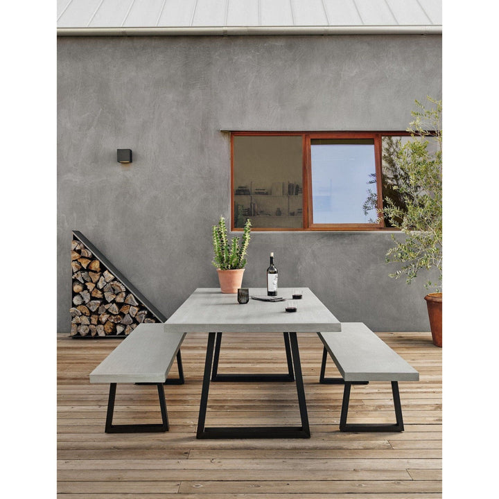 Logan Outdoor Dining Table - Light Grey