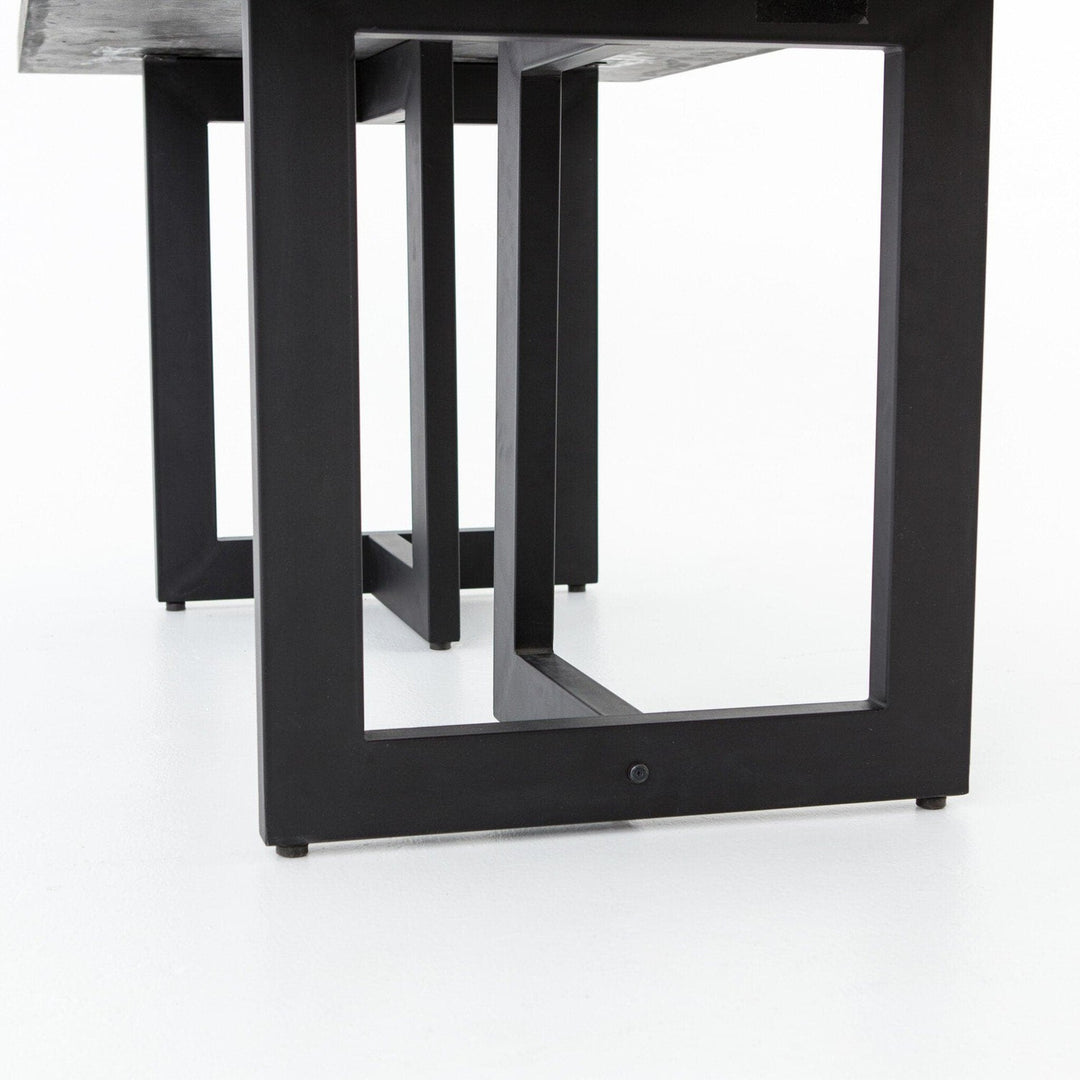 Naomi Outdoor Dining Table - Black Lavastone