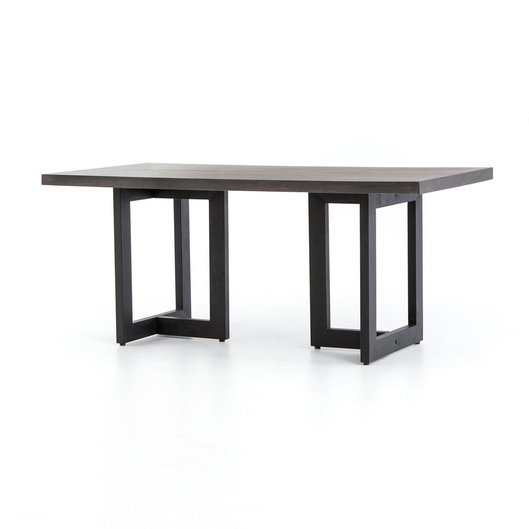 Naomi Outdoor Dining Table - Black Lavastone